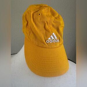 Adidas Yellow Adjustable Hat – Classic Logo Dad Cap